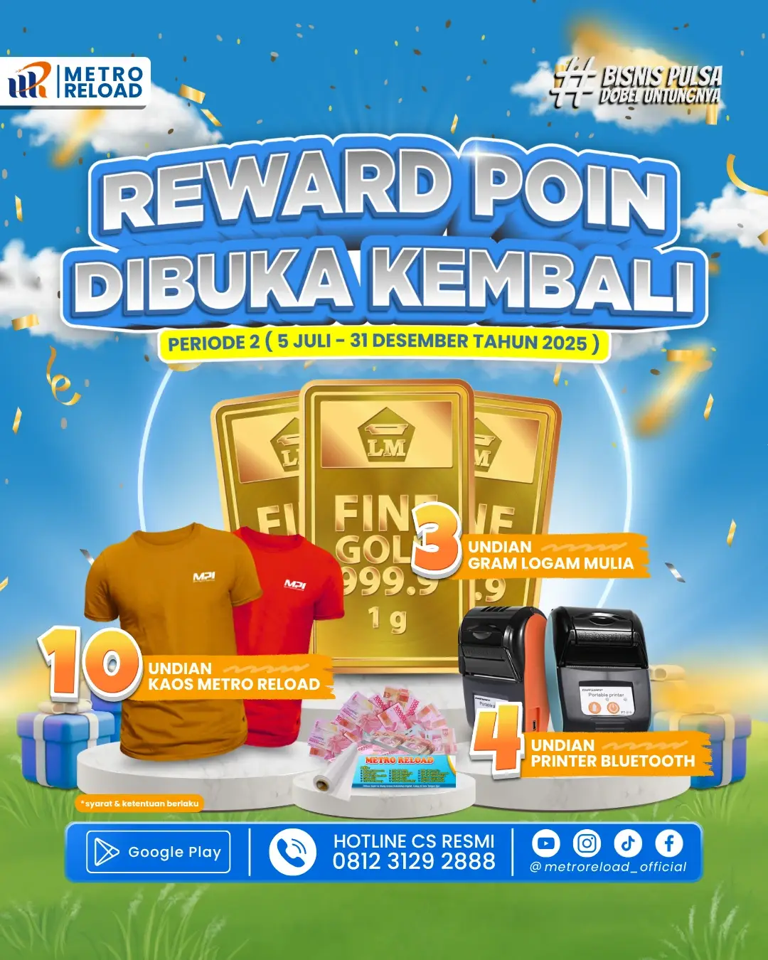 Undian Poin Aplikasi Jual Pulsa