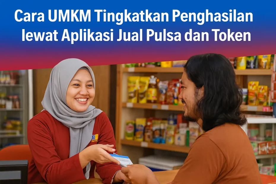Cara UMKM Tingkatkan Penghasilan lewat Aplikasi Jual Pulsa dan Token