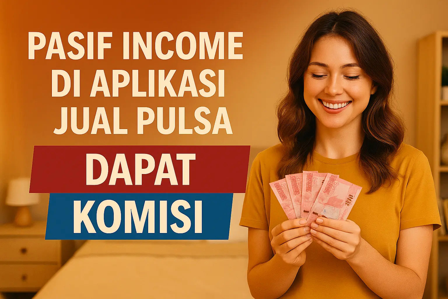Pasif Income di Aplikasi Jual Pulsa Dapat Komisi