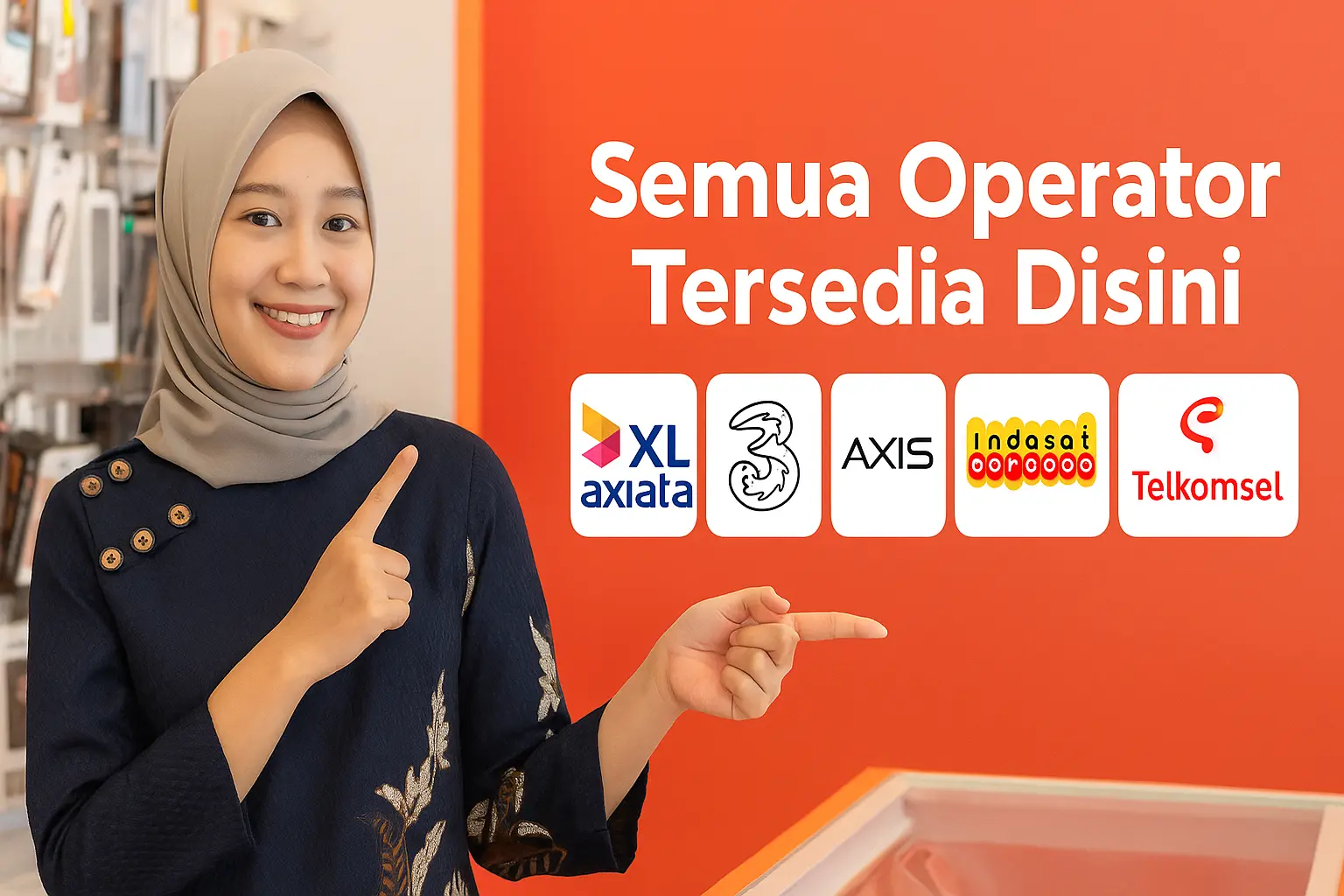 Semua Operator Tersedia Disini